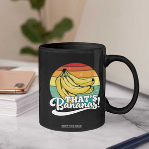 That's Bananas Coffee Mug Funny Banana Lover Saying TS14 Print Your Wear