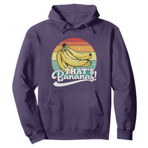 That's Bananas Hoodie Funny Banana Lover Saying TS14 Purple Print Your Wear