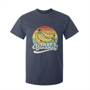 That's Bananas T Shirt For Kid Funny Banana Lover Saying TS14 Navy Print Your Wear