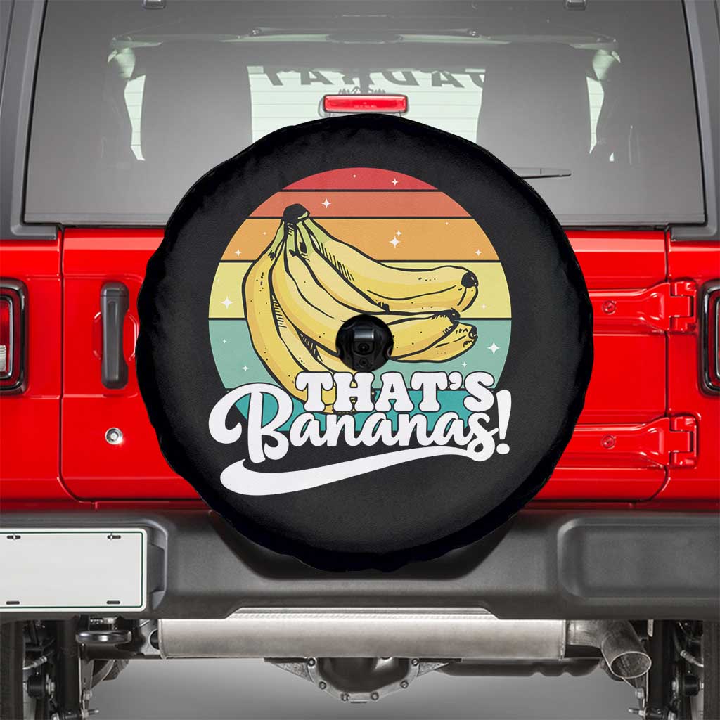 That's Bananas Spare Tire Cover Funny Banana Lover Saying TS14 Black Print Your Wear