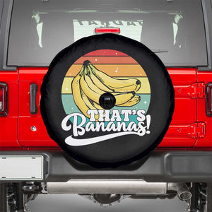 That's Bananas Spare Tire Cover Funny Banana Lover Saying TS14 Black Print Your Wear