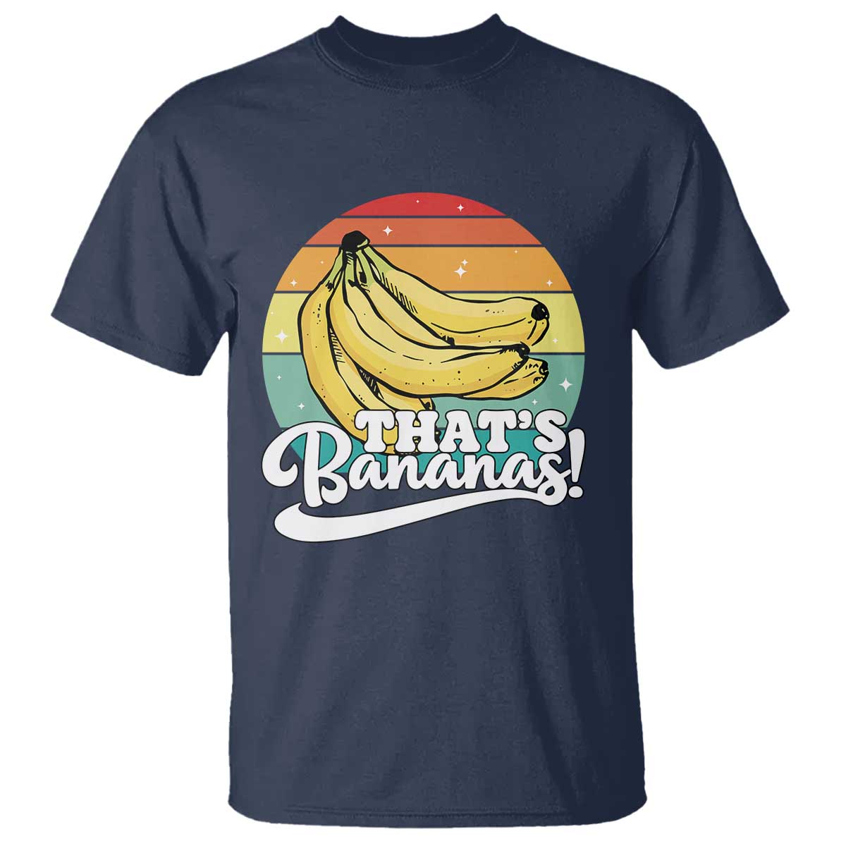 That's Bananas T Shirt Funny Banana Lover Saying TS14 Navy Print Your Wear