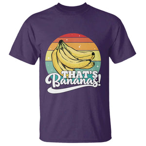 That's Bananas T Shirt Funny Banana Lover Saying TS14 Purple Print Your Wear