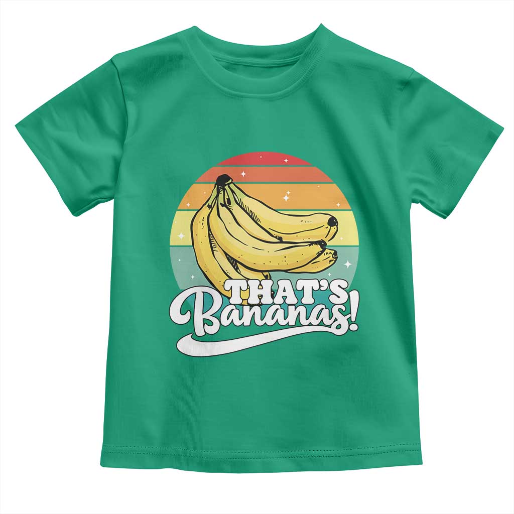 That's Bananas Toddler T Shirt Funny Banana Lover Saying TS14 Irish Green Print Your Wear