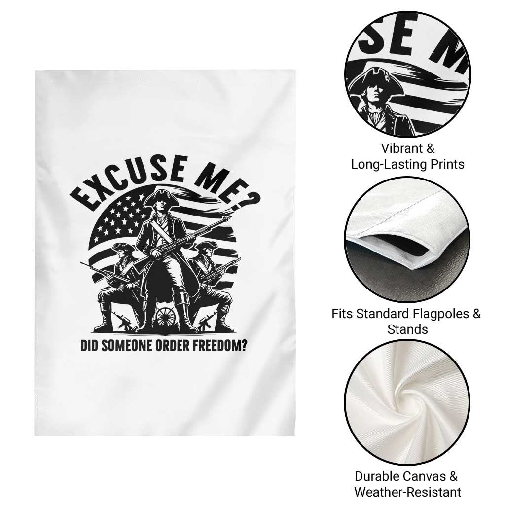 Freedom Resist Protest Civil Rights Garden Flag Excuse Me Did Someone Order Freedom TS14 Print Your Wear