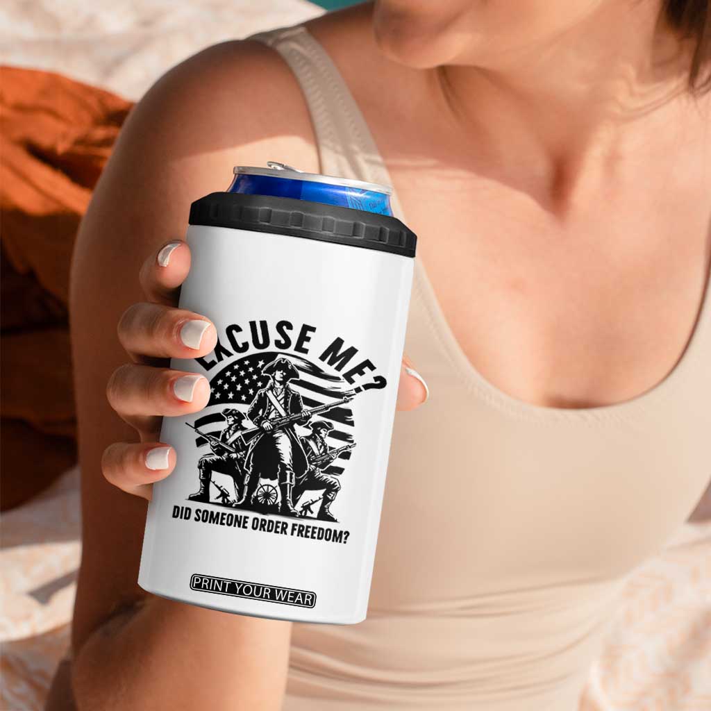 Freedom Resist Protest Civil Rights 4 in 1 Can Cooler Tumbler Excuse Me Did Someone Order Freedom TS14 Print Your Wear