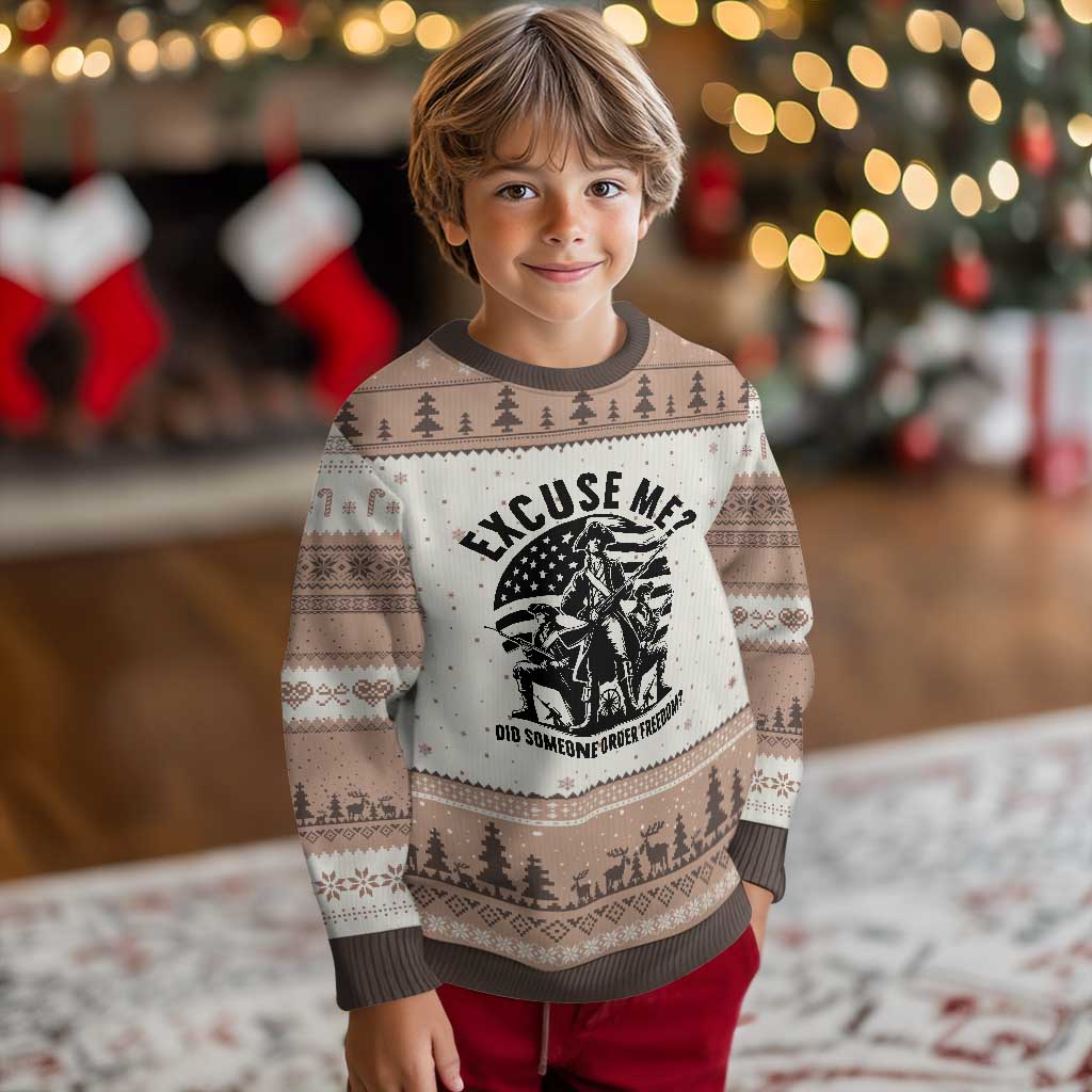 Freedom Resist Protest Civil Rights Ugly Christmas Sweater Excuse Me Did Someone Order Freedom TS14 Mocha Mousse Print Your Wear