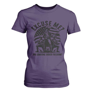 Freedom Resist Protest Civil Rights T Shirt For Women Excuse Me Did Someone Order Freedom TS14 Purple Print Your Wear