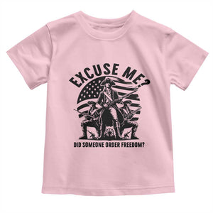 Freedom Resist Protest Civil Rights Toddler T Shirt Excuse Me Did Someone Order Freedom TS14 Light Pink Print Your Wear