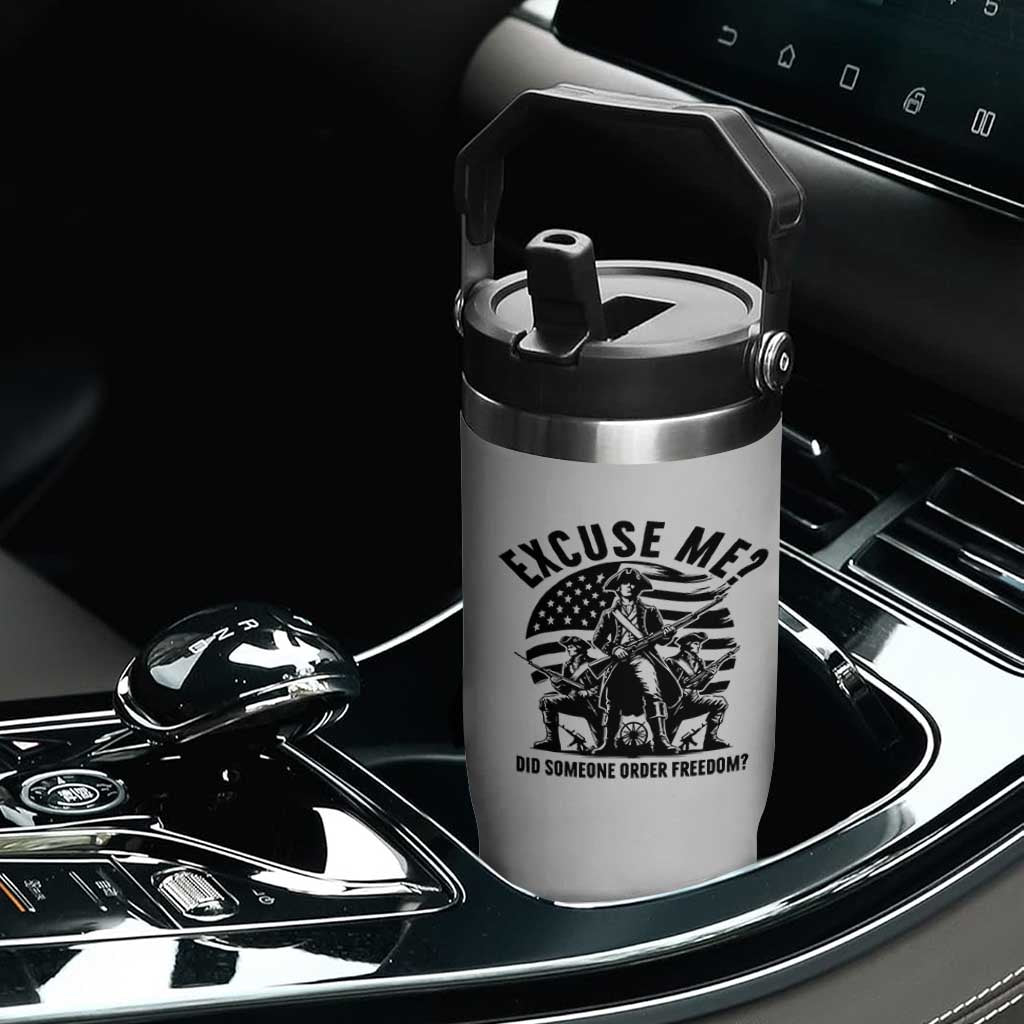 Freedom Resist Protest Civil Rights Flip Straw Tumbler Excuse Me Did Someone Order Freedom TS14 Print Your Wear