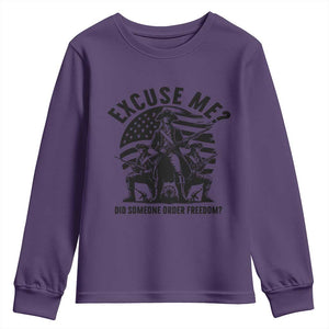 Freedom Resist Protest Civil Rights Youth Sweatshirt Excuse Me Did Someone Order Freedom TS14 Purple Print Your Wear