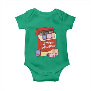I Need An Alani Baby Onesie Funny Drinking Trendy Summer Vacation TS14 Irish Green Print Your Wear
