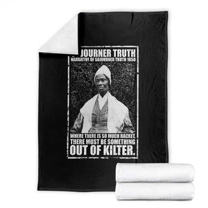 Sojourner Truth Quote Throw Blanket Black History Month TS14 Black Print Your Wear