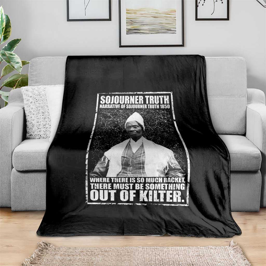 Sojourner Truth Quote Throw Blanket Black History Month TS14 Print Your Wear