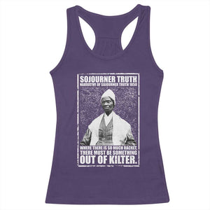 Sojourner Truth Quote Racerback Tank Top Black History Month TS14 Purple Print Your Wear