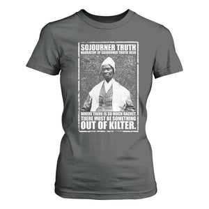Sojourner Truth Quote T Shirt For Women Black History Month TS14 Dark Heather Print Your Wear