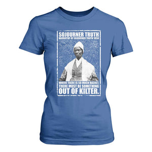 Sojourner Truth Quote T Shirt For Women Black History Month TS14 Royal Blue Print Your Wear