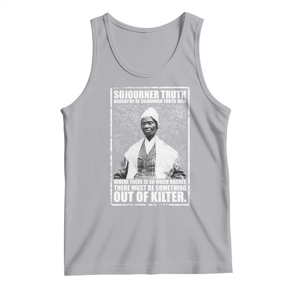 Sojourner Truth Quote Tank Top Black History Month TS14 Athletic Heather Print Your Wear