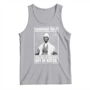 Sojourner Truth Quote Tank Top Black History Month TS14 Athletic Heather Print Your Wear