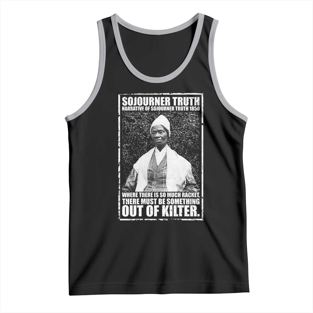 Sojourner Truth Quote Tank Top Black History Month TS14 Black Athletic Heather Print Your Wear
