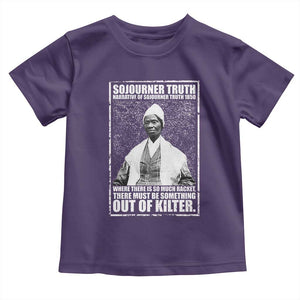 Sojourner Truth Quote Toddler T Shirt Black History Month TS14 Purple Print Your Wear