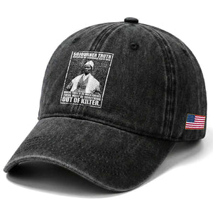 Sojourner Truth Quote Washed Cotton Baseball Cap Black History Month TS14 Print Your Wear