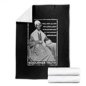 Sojourner Truth Quote Throw Blanket Black History Month Strong Woman TS14 Black Print Your Wear