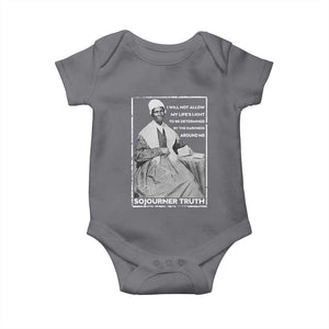 Sojourner Truth Quote Baby Onesie Black History Month Strong Woman TS14 Charcoal Print Your Wear