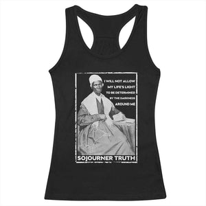 Sojourner Truth Quote Racerback Tank Top Black History Month Strong Woman TS14 Black Print Your Wear