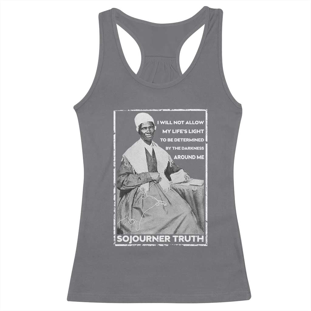 Sojourner Truth Quote Racerback Tank Top Black History Month Strong Woman TS14 Charcoal Print Your Wear