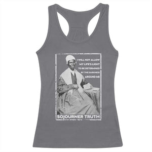 Sojourner Truth Quote Racerback Tank Top Black History Month Strong Woman TS14 Charcoal Print Your Wear