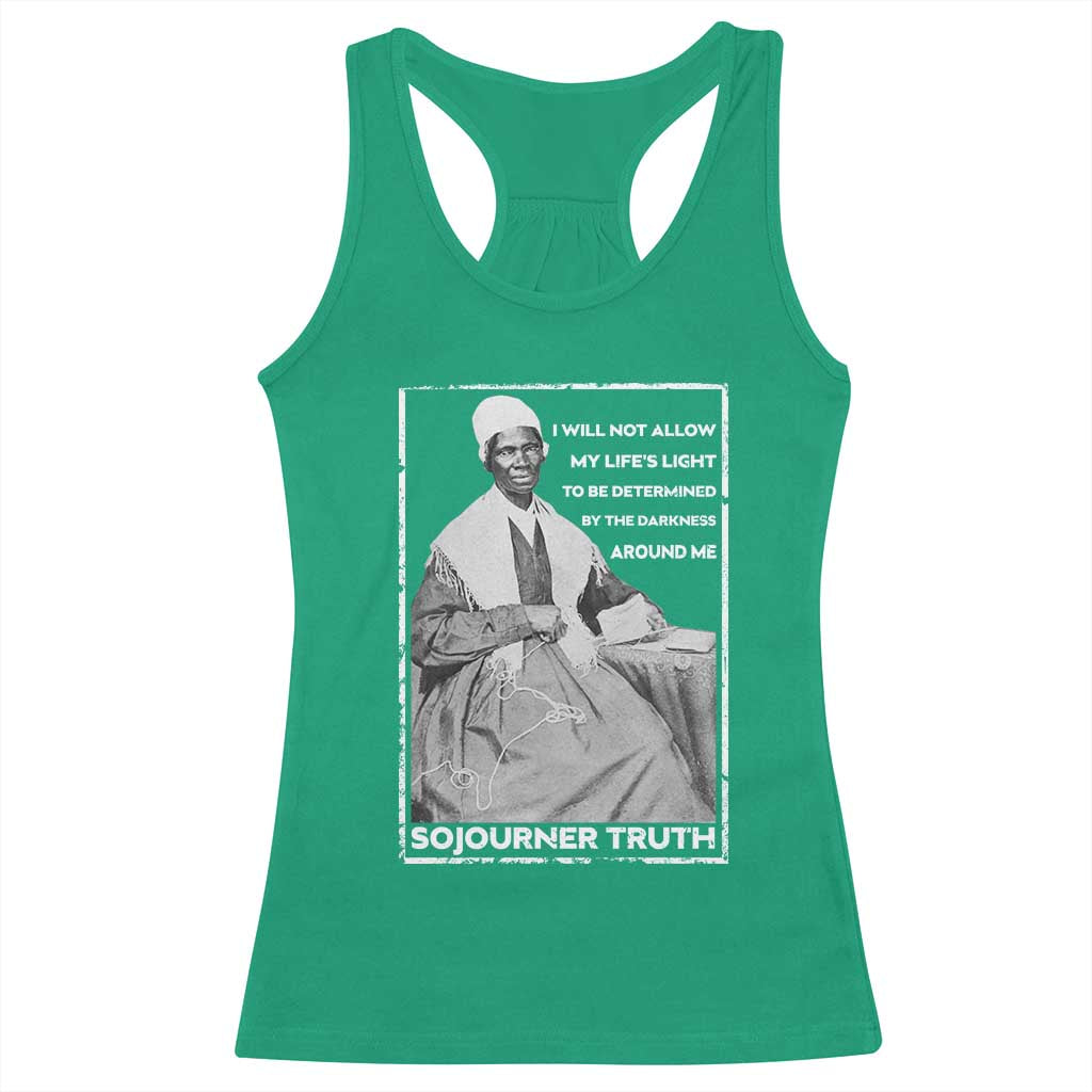Sojourner Truth Quote Racerback Tank Top Black History Month Strong Woman TS14 Irish Green Print Your Wear