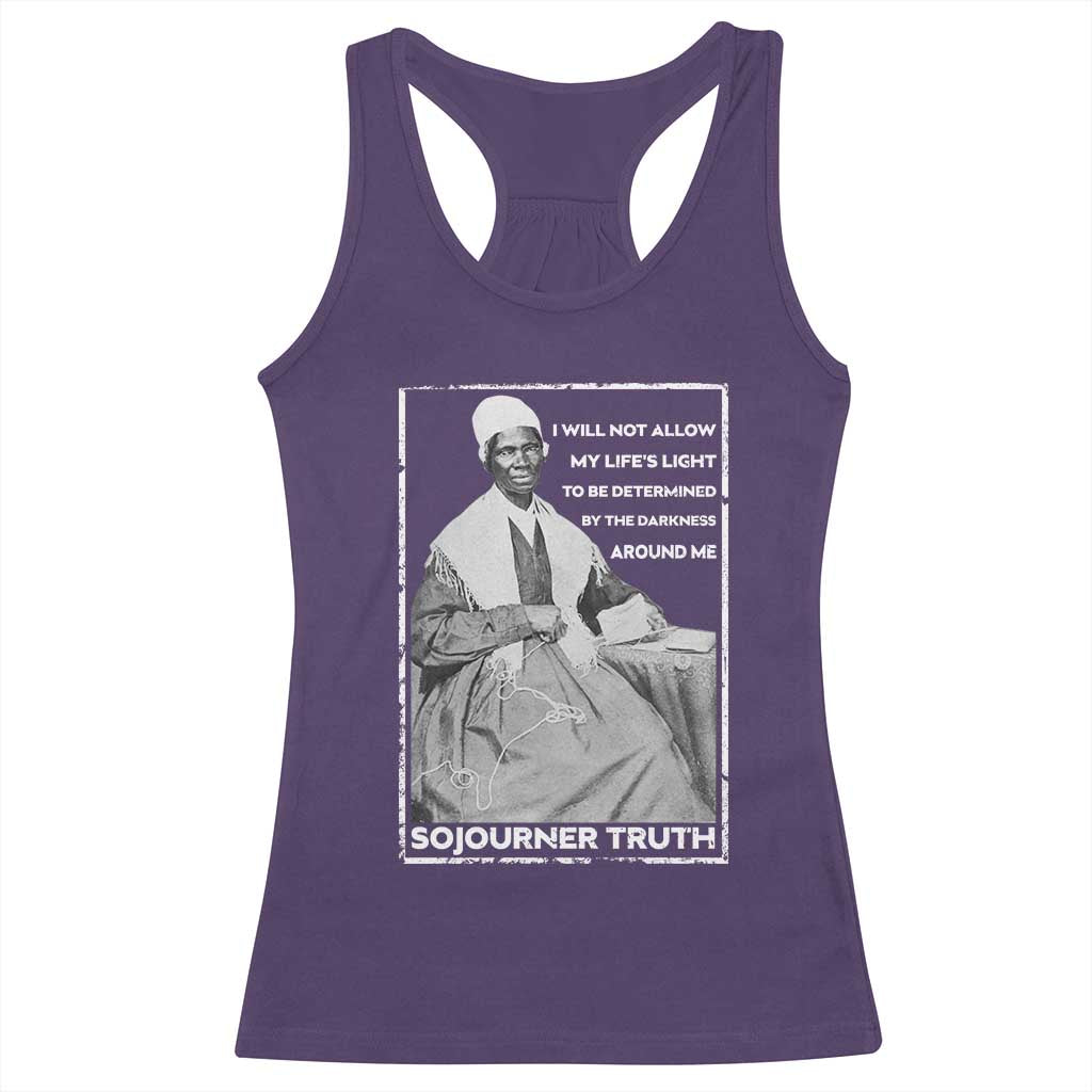 Sojourner Truth Quote Racerback Tank Top Black History Month Strong Woman TS14 Purple Print Your Wear