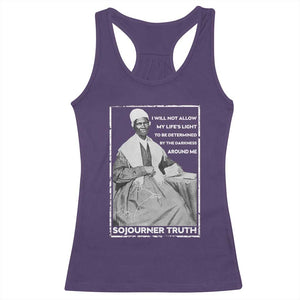 Sojourner Truth Quote Racerback Tank Top Black History Month Strong Woman TS14 Purple Print Your Wear