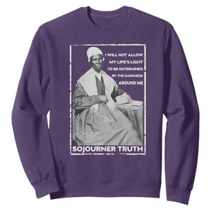 Sojourner Truth Quote Sweatshirt Black History Month Strong Woman TS14 Purple Print Your Wear