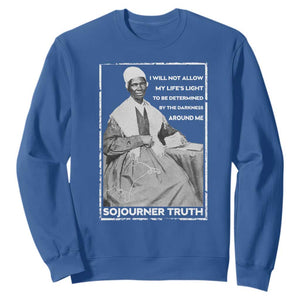 Sojourner Truth Quote Sweatshirt Black History Month Strong Woman TS14 Royal Blue Print Your Wear