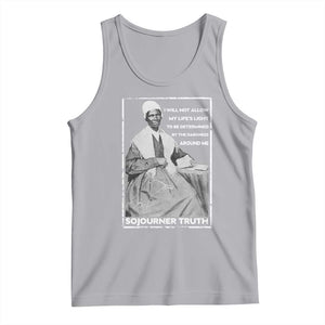 Sojourner Truth Quote Tank Top Black History Month Strong Woman TS14 Athletic Heather Print Your Wear