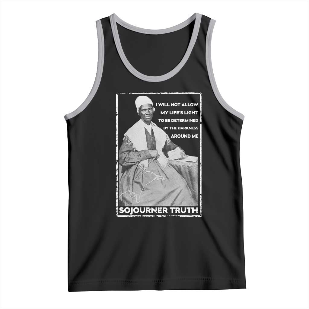 Sojourner Truth Quote Tank Top Black History Month Strong Woman TS14 Black Athletic Heather Print Your Wear