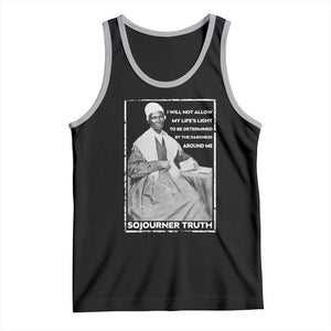 Sojourner Truth Quote Tank Top Black History Month Strong Woman TS14 Black Athletic Heather Print Your Wear