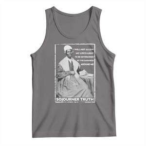 Sojourner Truth Quote Tank Top Black History Month Strong Woman TS14 Deep Heather Print Your Wear