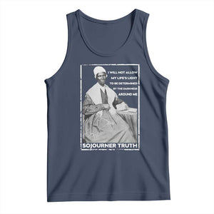 Sojourner Truth Quote Tank Top Black History Month Strong Woman TS14 Navy Print Your Wear