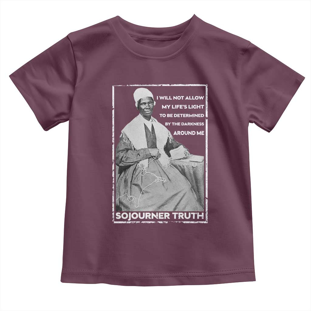 Sojourner Truth Quote Toddler T Shirt Black History Month Strong Woman TS14 Maroon Print Your Wear