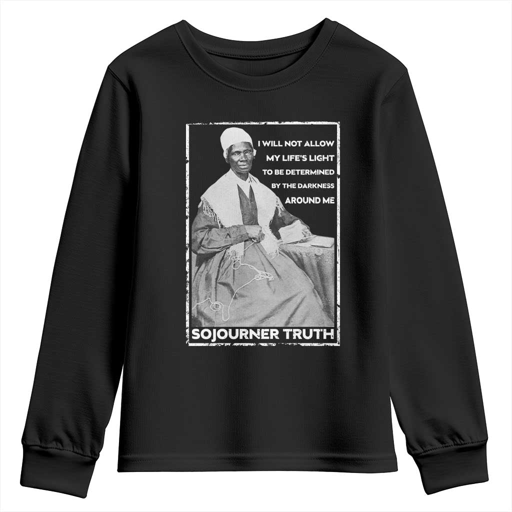 Sojourner Truth Quote Youth Sweatshirt Black History Month Strong Woman TS14 Black Print Your Wear