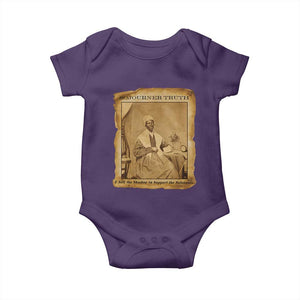 Sojourner Truth Baby Onesie Black Women Quote TS14 Purple Print Your Wear
