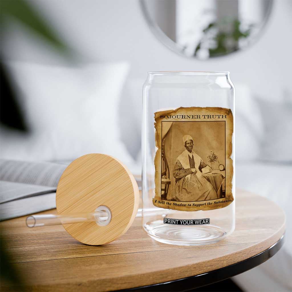 Sojourner Truth Glass Can Black Women Quote TS14 Print Your Wear
