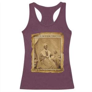 Sojourner Truth Racerback Tank Top Black Women Quote TS14 Maroon Print Your Wear