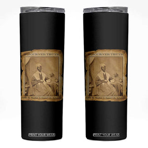 Sojourner Truth Skinny Tumbler Black Women Quote TS14 Black Print Your Wear