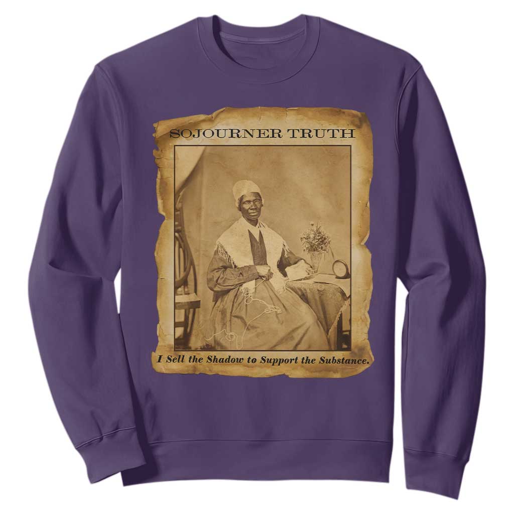 Sojourner Truth Sweatshirt Black Women Quote TS14 Purple Print Your Wear