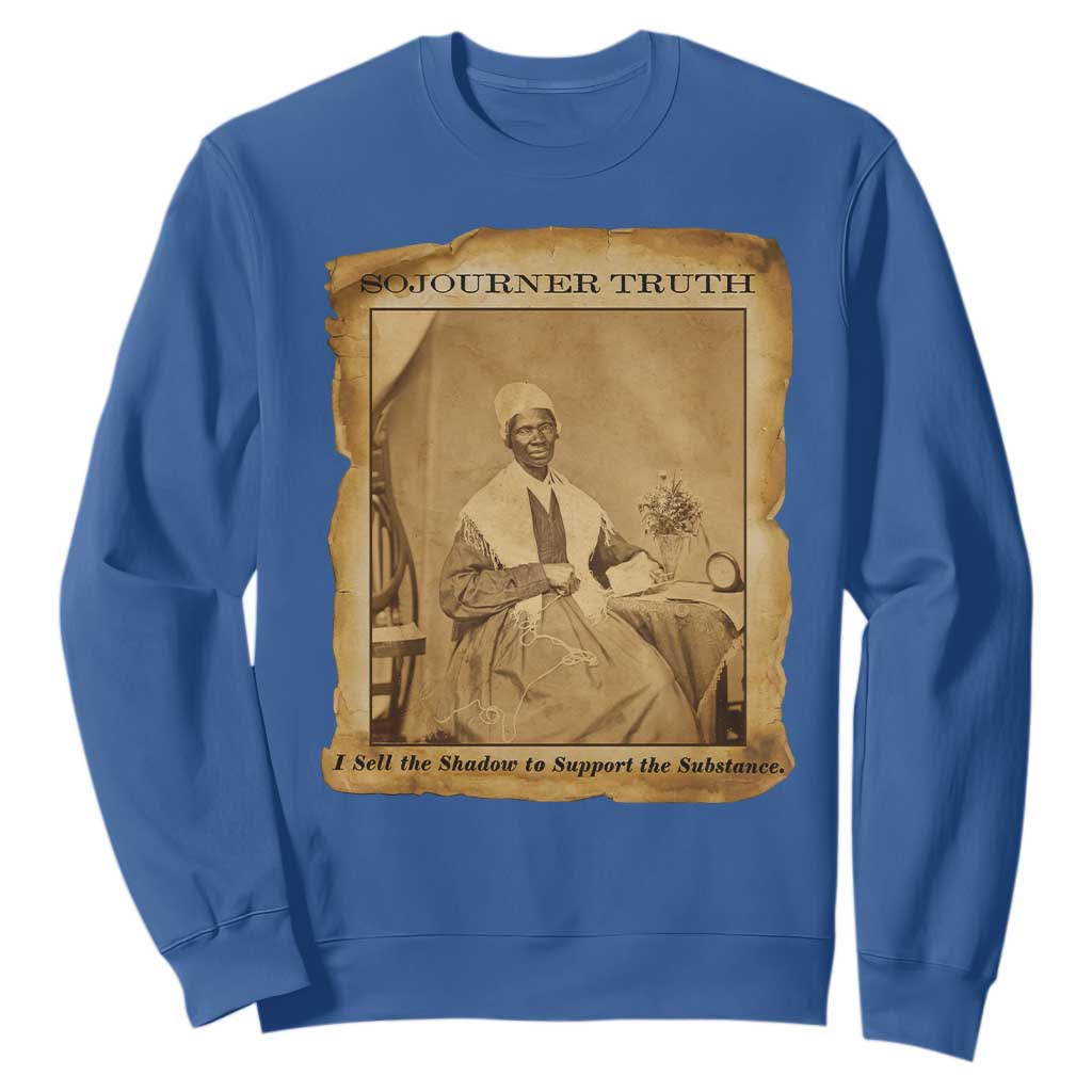 Sojourner Truth Sweatshirt Black Women Quote TS14 Royal Blue Print Your Wear