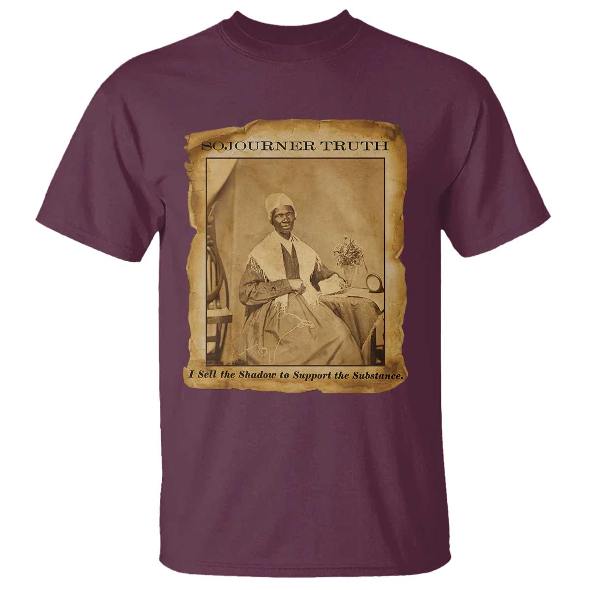 Sojourner Truth T Shirt Black Women Quote TS14 Maroon Print Your Wear